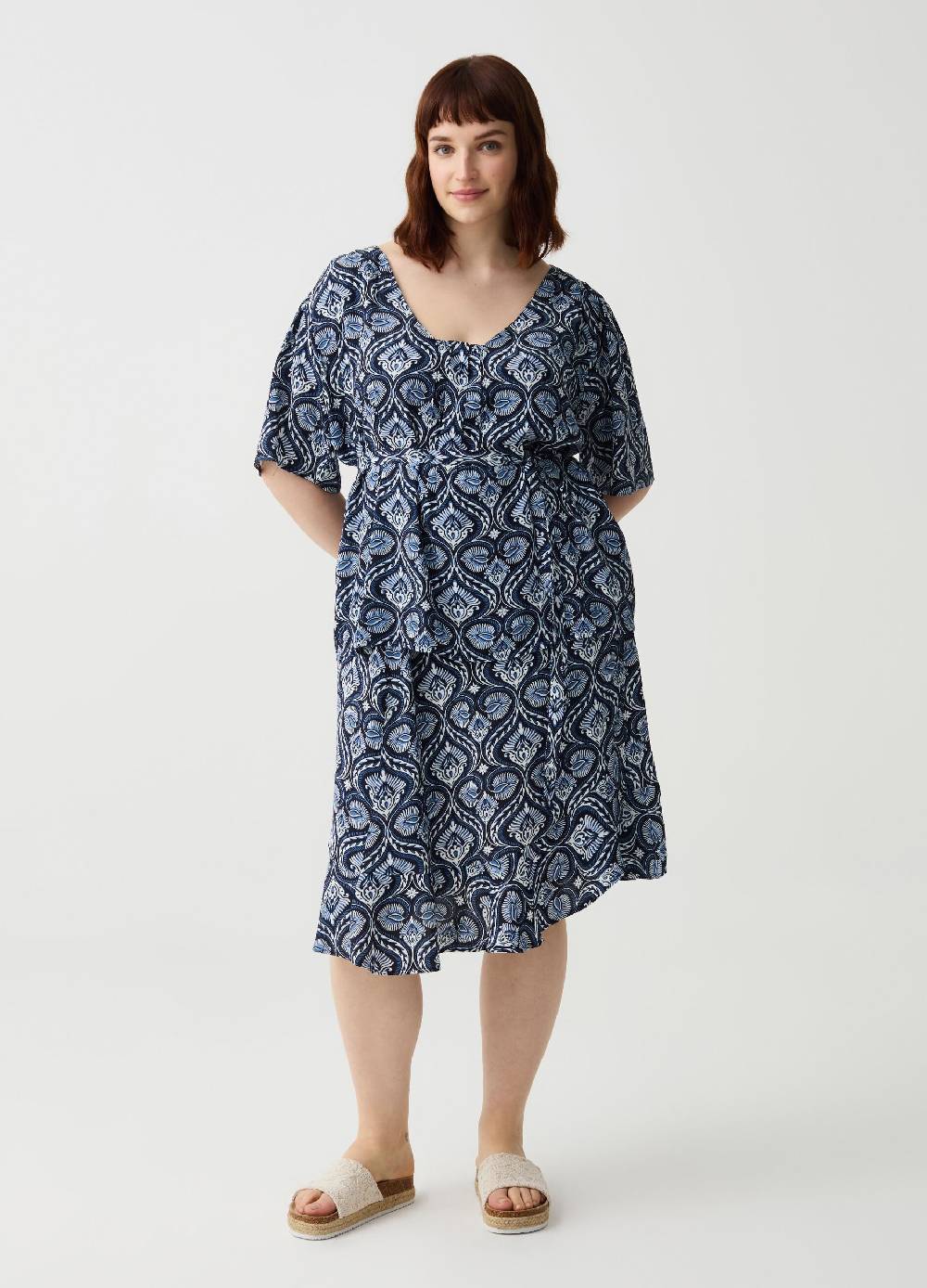 Ovs Blusa in viscosa fantasia boho Curvy 50% di sconto con spedizione gratuita
