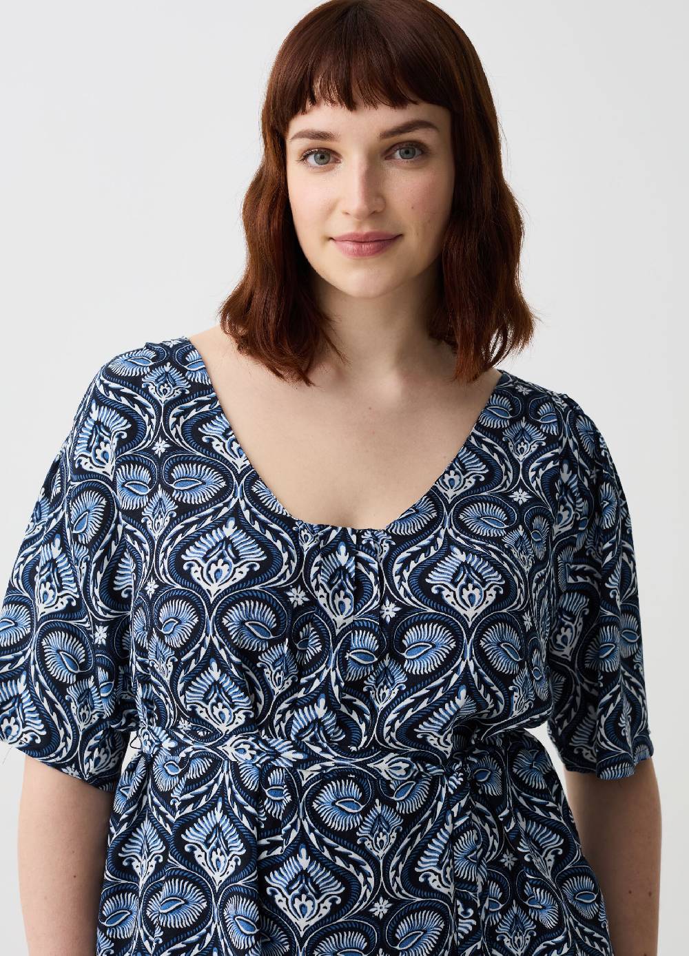 Ovs Blusa in viscosa fantasia boho Curvy 50% di sconto con spedizione gratuita
