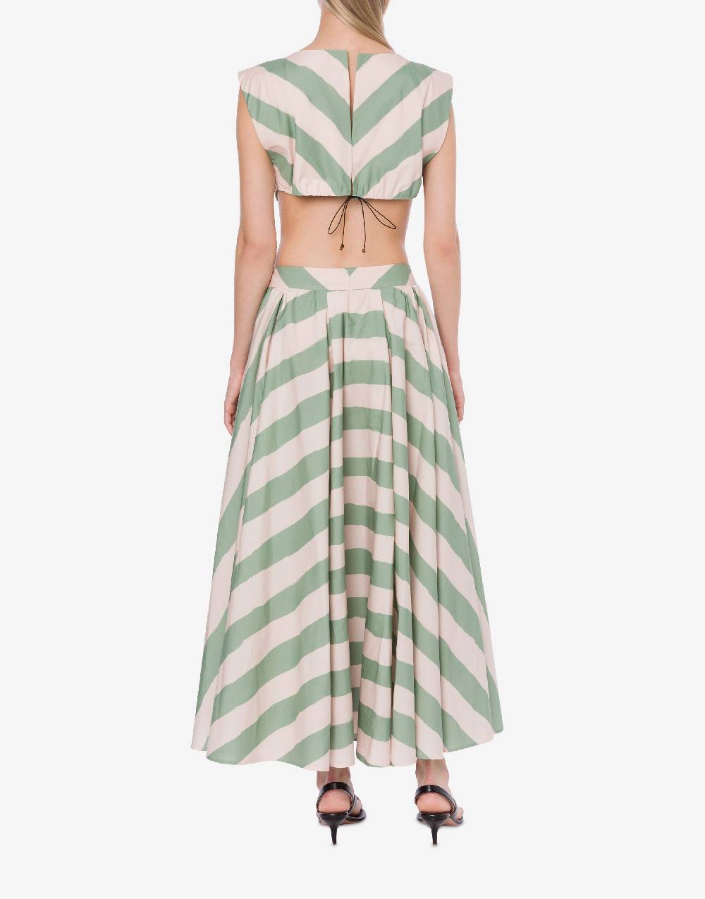 Philosophy Di Lorenzo Serafini Abito a righe in cotone stretch Hotsell