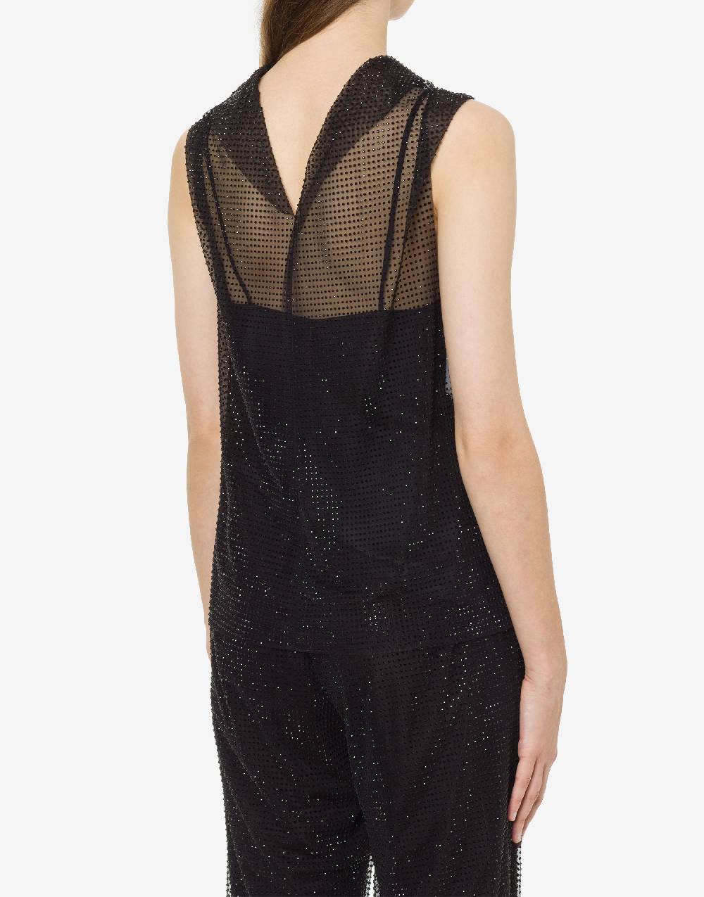 Philosophy Di Lorenzo Serafini Top in tulle con strass Hotsell