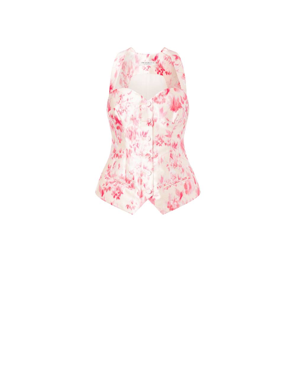 Philosophy Di Lorenzo Serafini Top in radzmir con stampa fiori In Vendita