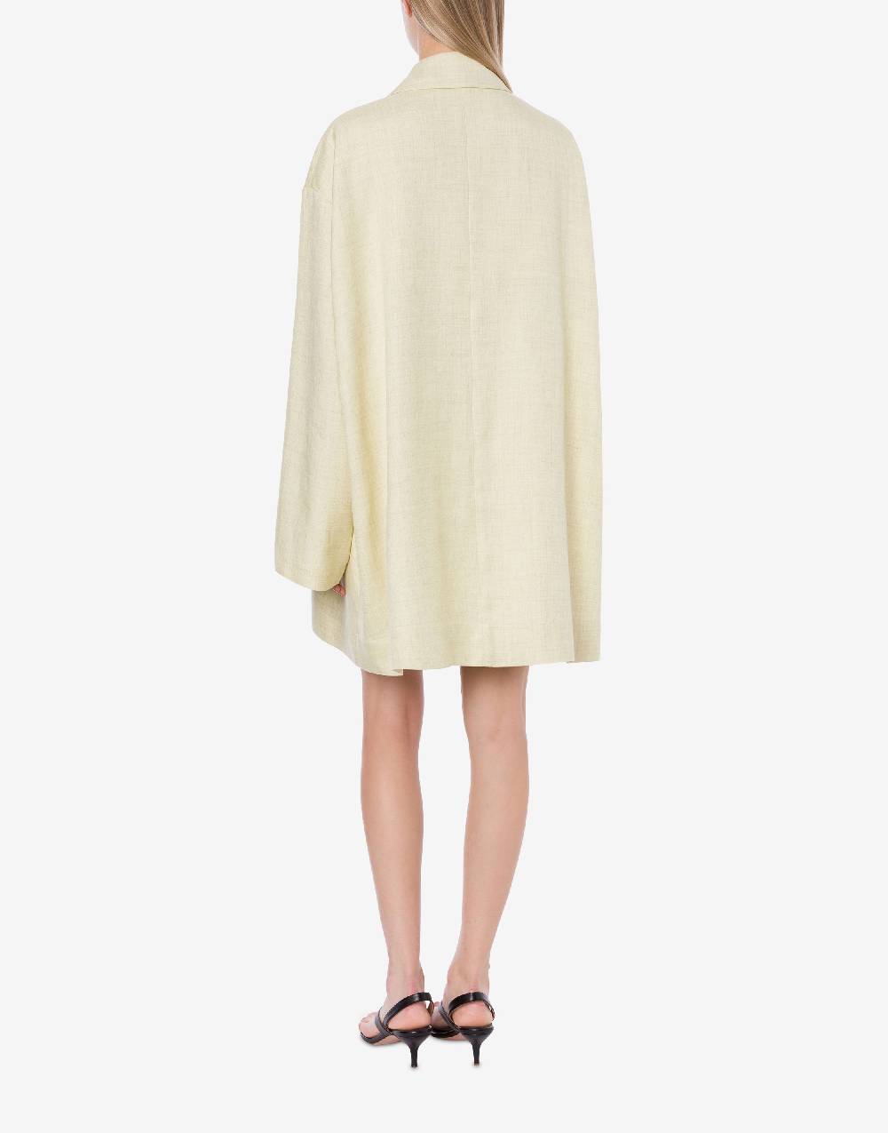 Philosophy Di Lorenzo Serafini Cappotto leggero in tela di misto lino Negozi Online