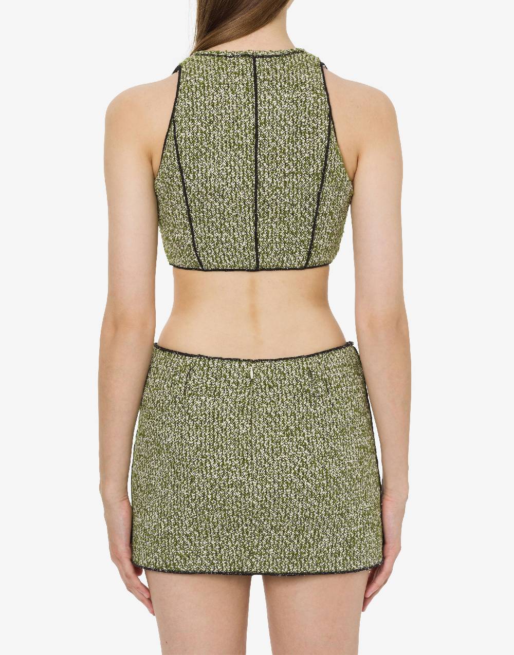 Philosophy Di Lorenzo Serafini Micro top in stuoia bouclé Novità