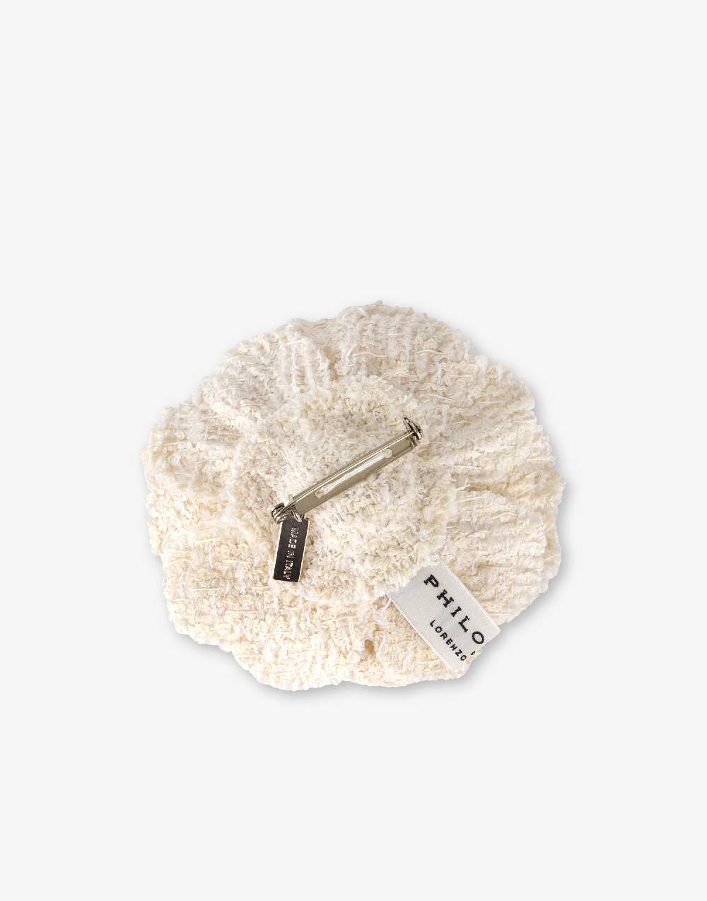 Philosophy Di Lorenzo Serafini Spilla bijoux fiore in bouclé Pezzi Unici