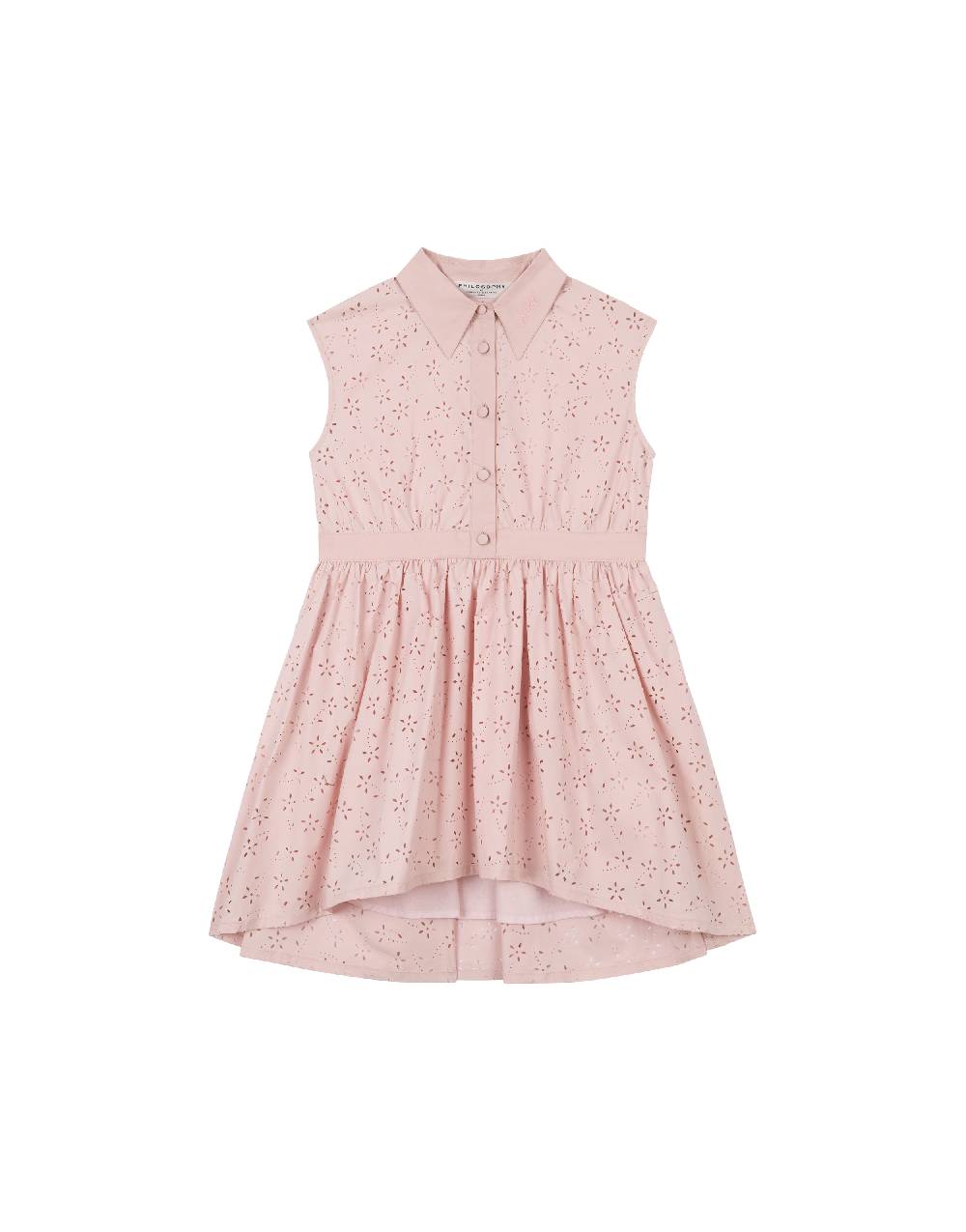 Philosophy Di Lorenzo Serafini Kids abito in cotone con motivo floreale Qualità Garantita