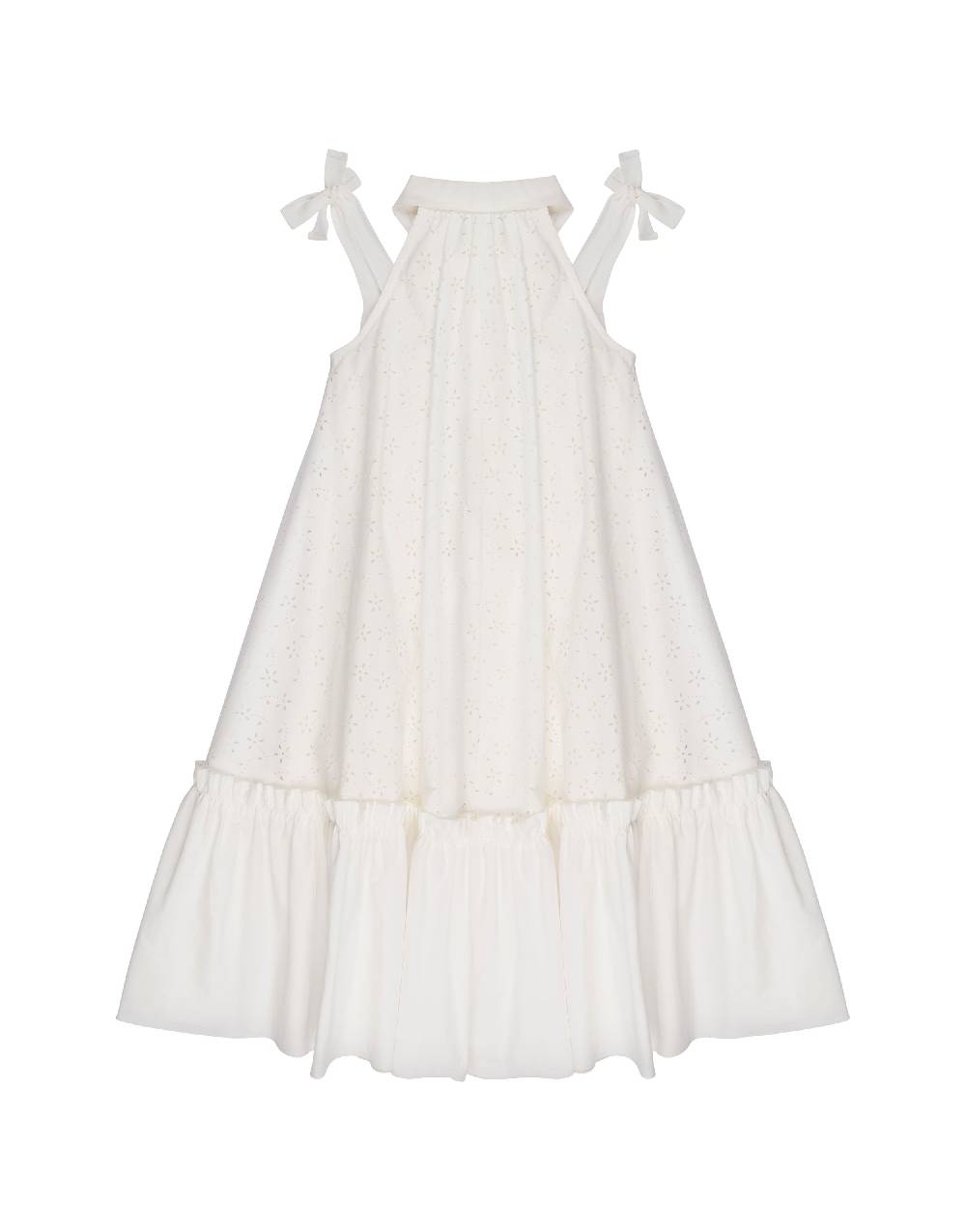 Philosophy Di Lorenzo Serafini Kids abito ad A in cotone con motivo floreale Consegna Veloce