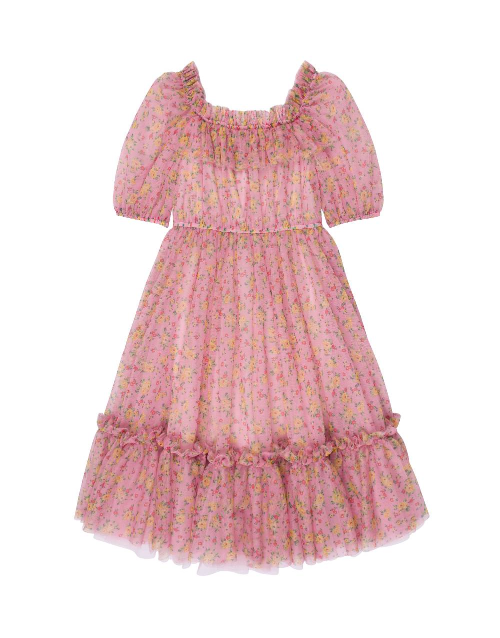Philosophy Di Lorenzo Serafini Kids abito in tulle con stampa fiori Promozione Limitata