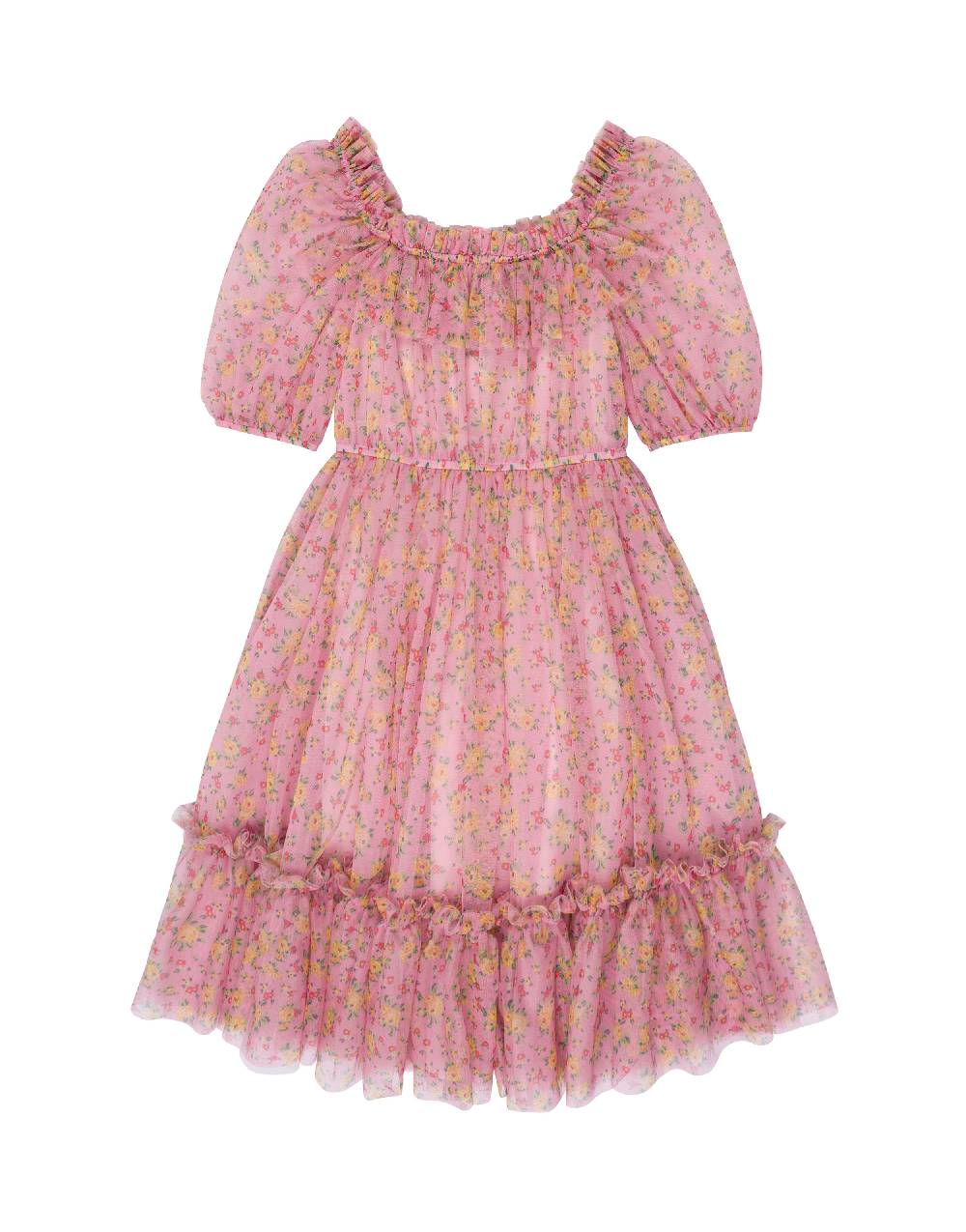Philosophy Di Lorenzo Serafini Kids abito in tulle con stampa fiori Promozione Limitata