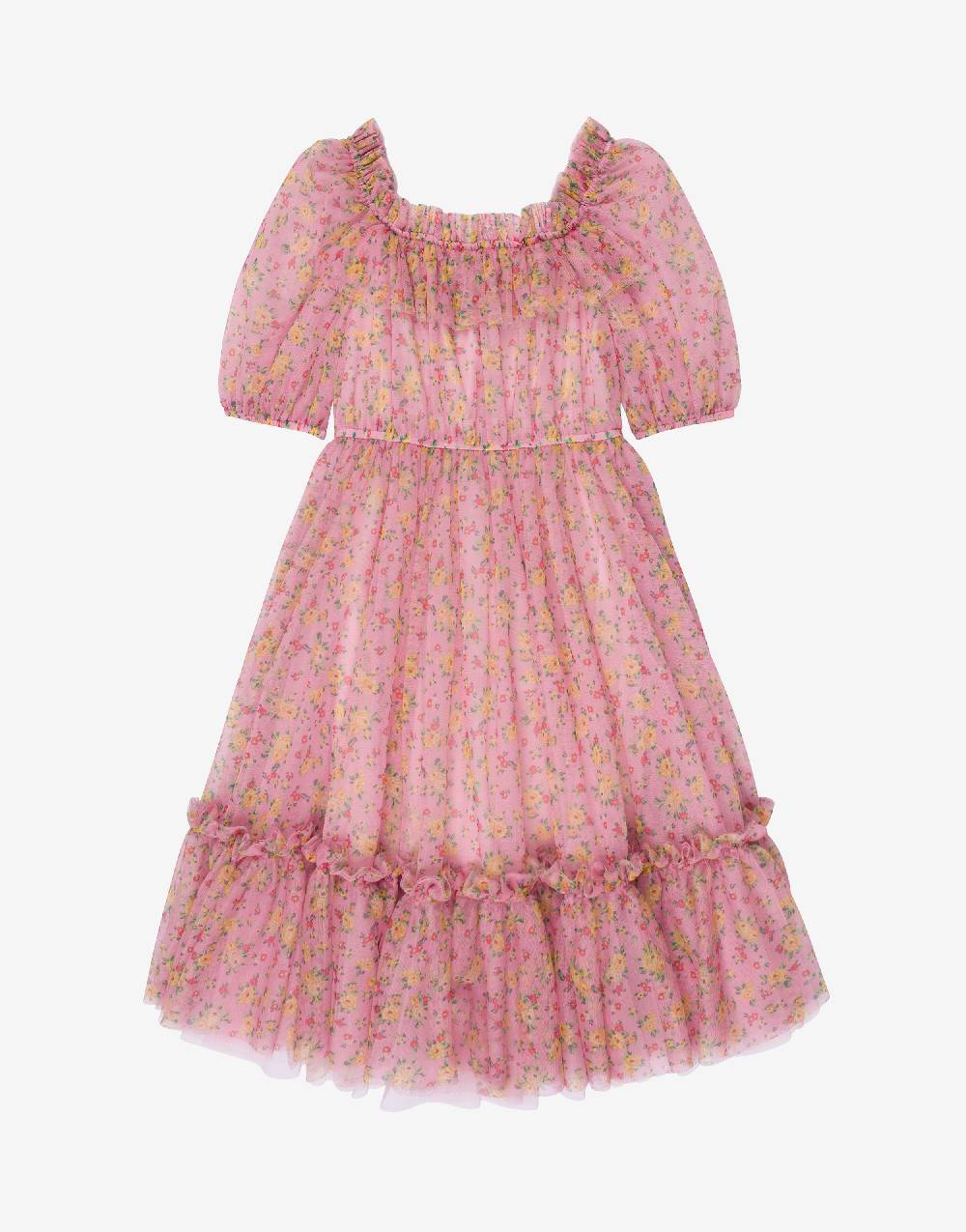 Philosophy Di Lorenzo Serafini Kids abito in tulle con stampa fiori Promozione Limitata
