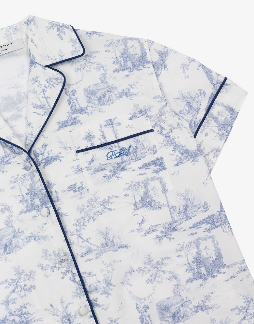 Philosophy Di Lorenzo Serafini Kids camicia in cotone con stampa Toile de Jouy Novità