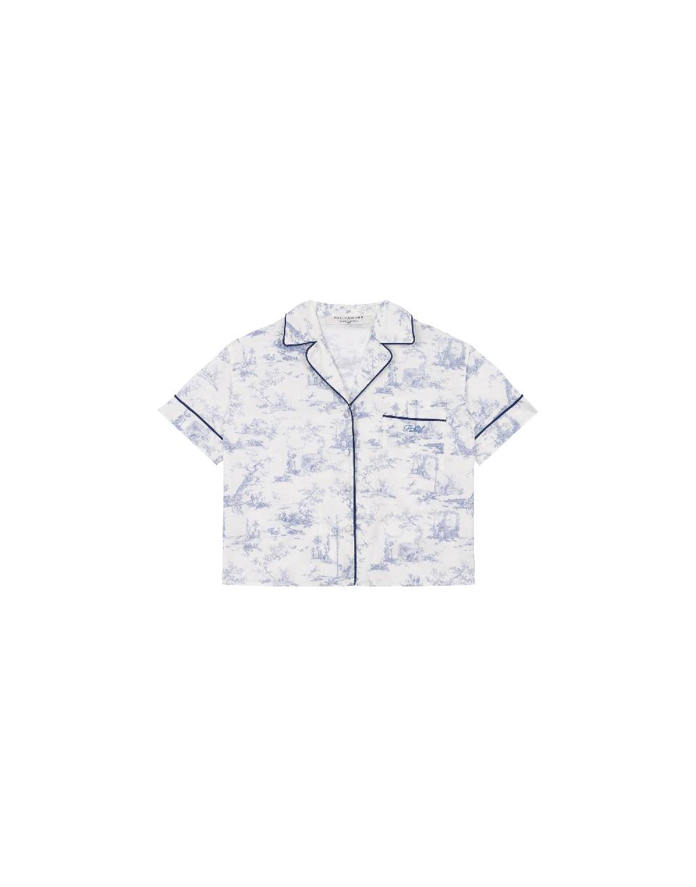 Philosophy Di Lorenzo Serafini Kids camicia in cotone con stampa Toile de Jouy Novità