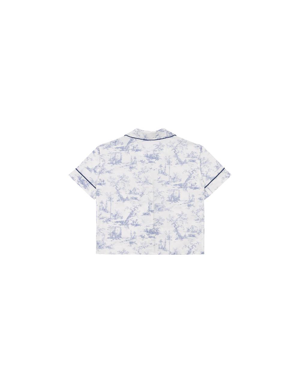 Philosophy Di Lorenzo Serafini Kids camicia in cotone con stampa Toile de Jouy Novità