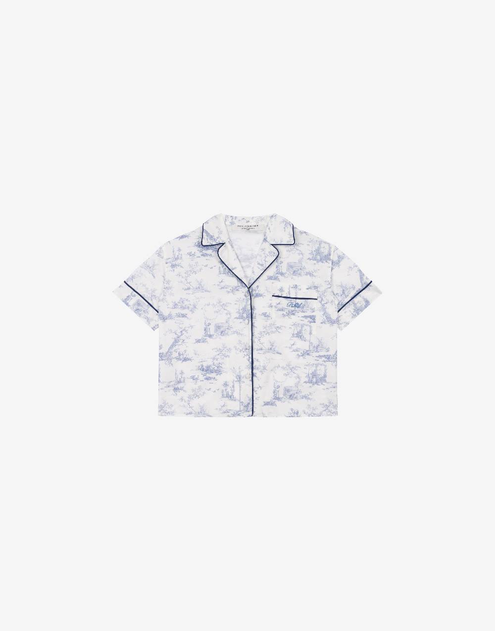 Philosophy Di Lorenzo Serafini Kids camicia in cotone con stampa Toile de Jouy Novità