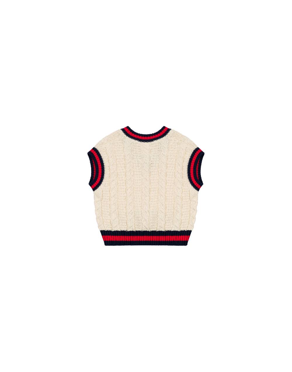 Philosophy Di Lorenzo Serafini Kids gilet in maglia con patch 'doppia P' Vendita Calda