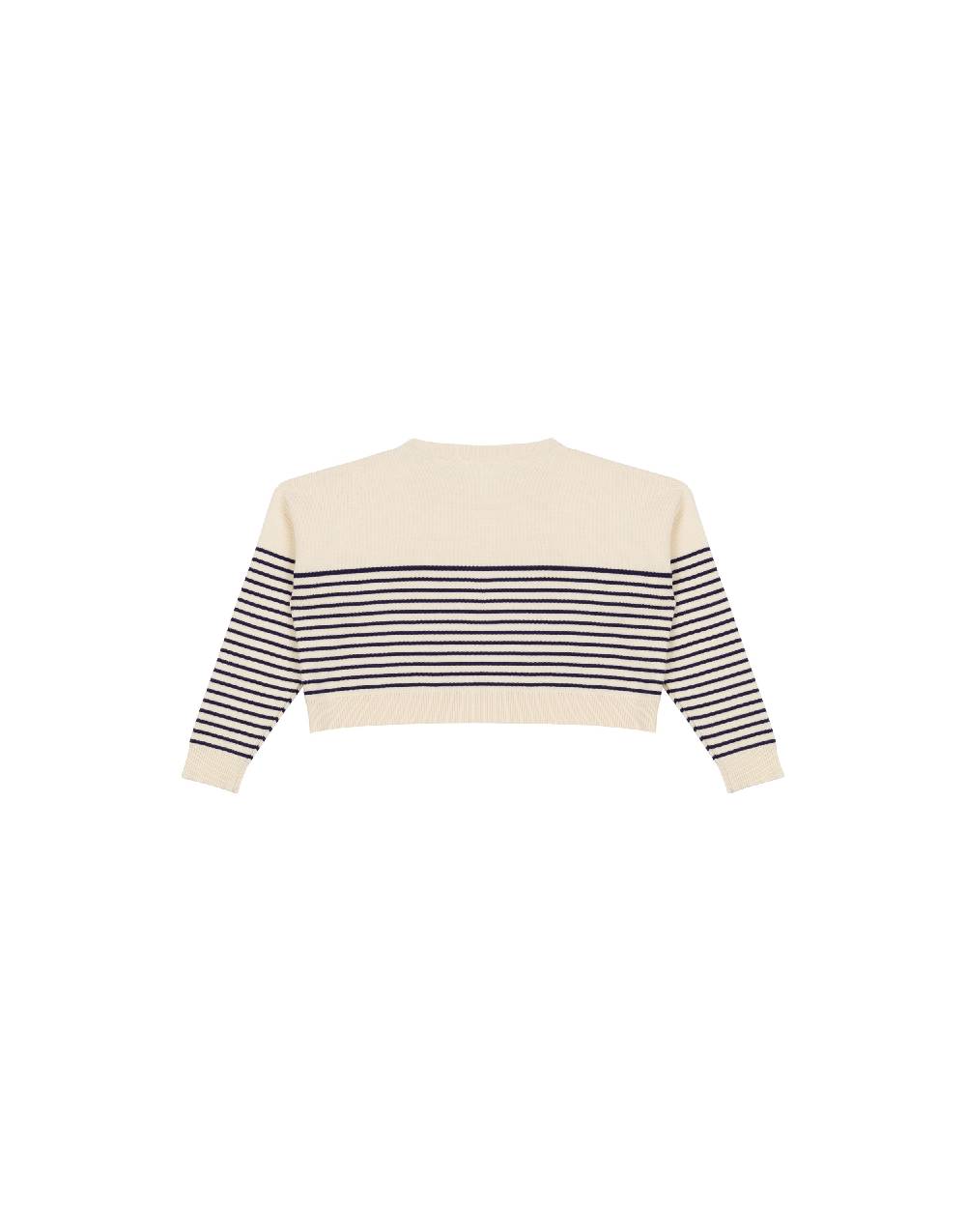 Philosophy Di Lorenzo Serafini Kids maglione in cotone a righe marinière Saldi Di Fabbrica