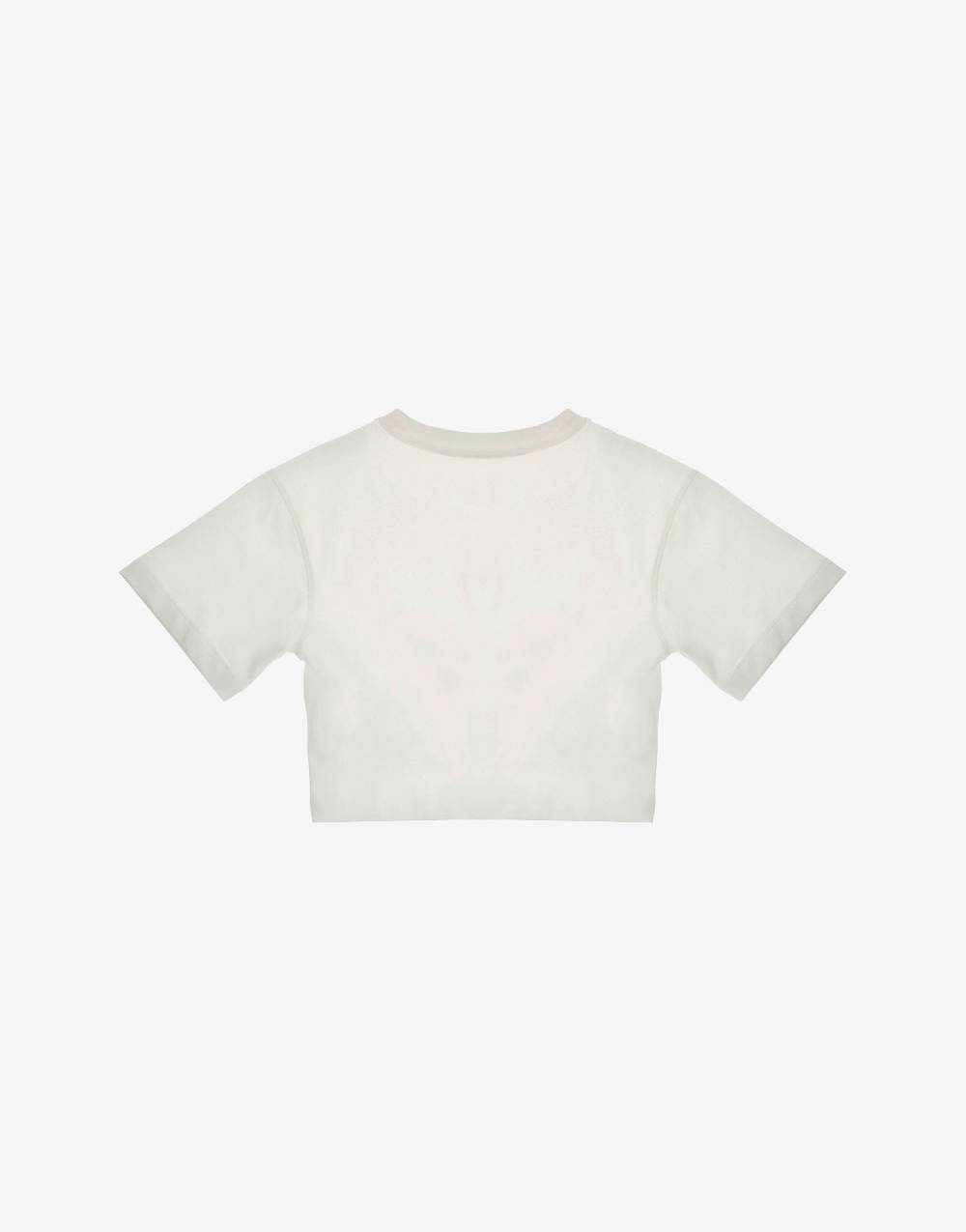 Philosophy Di Lorenzo Serafini Kids t-shirt crop con patch 'doppia P' Vendite Flash
