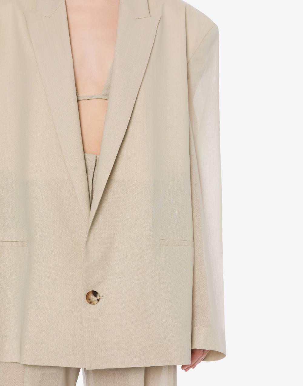 Philosophy Di Lorenzo Serafini Giacca oversize in voile di lana Negozio