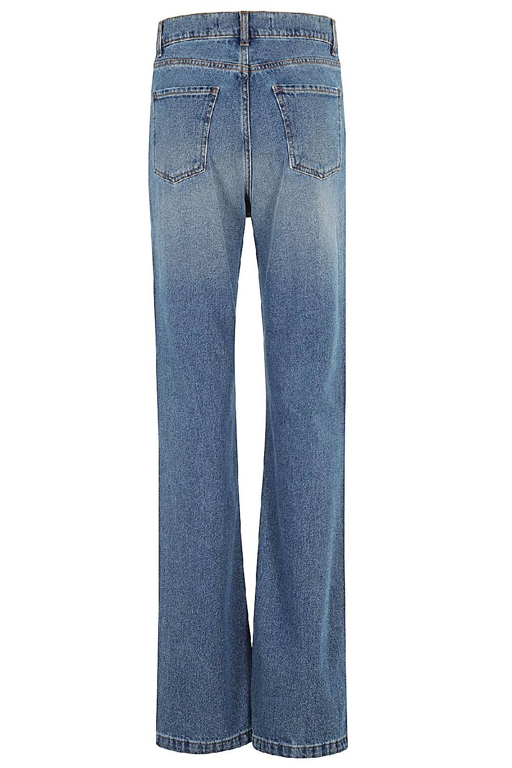 FEDERICA TOSI Jeans Straight Azzurro Sottocosto