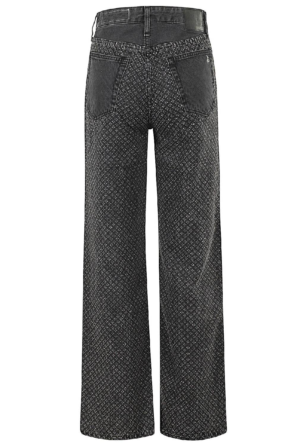 RAG & BONE Jeans Logan Tweed Nero Qualità