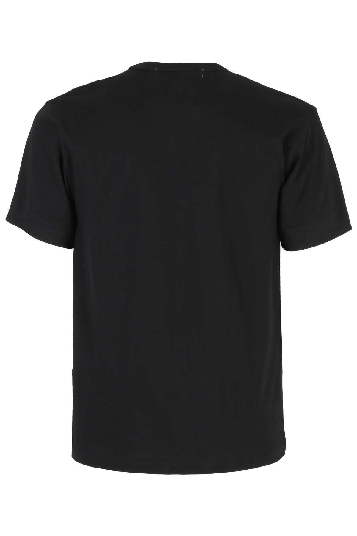COMME DES GARCONS PLAY T-shirt Red Hearts Nera Online
