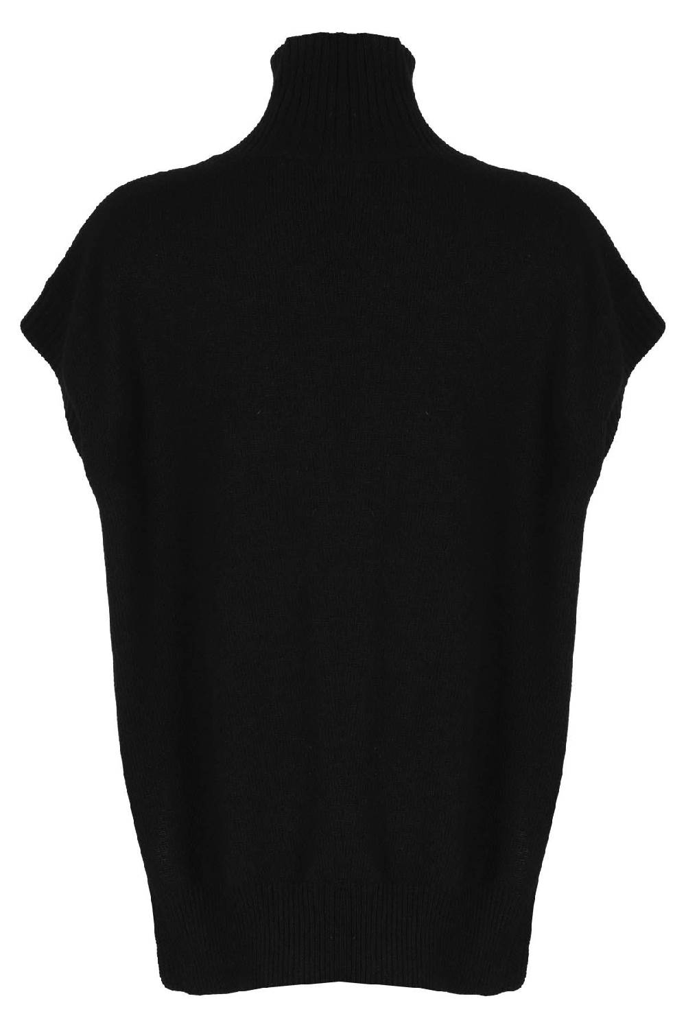 ROBERTO COLLINA Slipover Dolcevita Spacchi Nero Italy