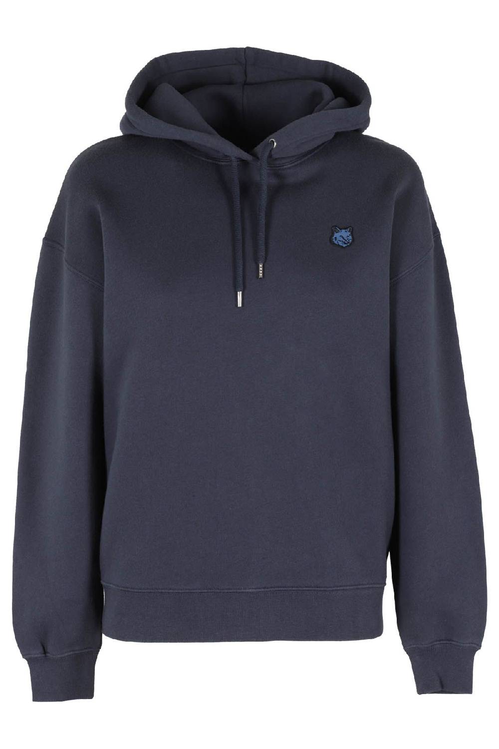 MAISON KITSUNE` Felpa Fox Patch Blu