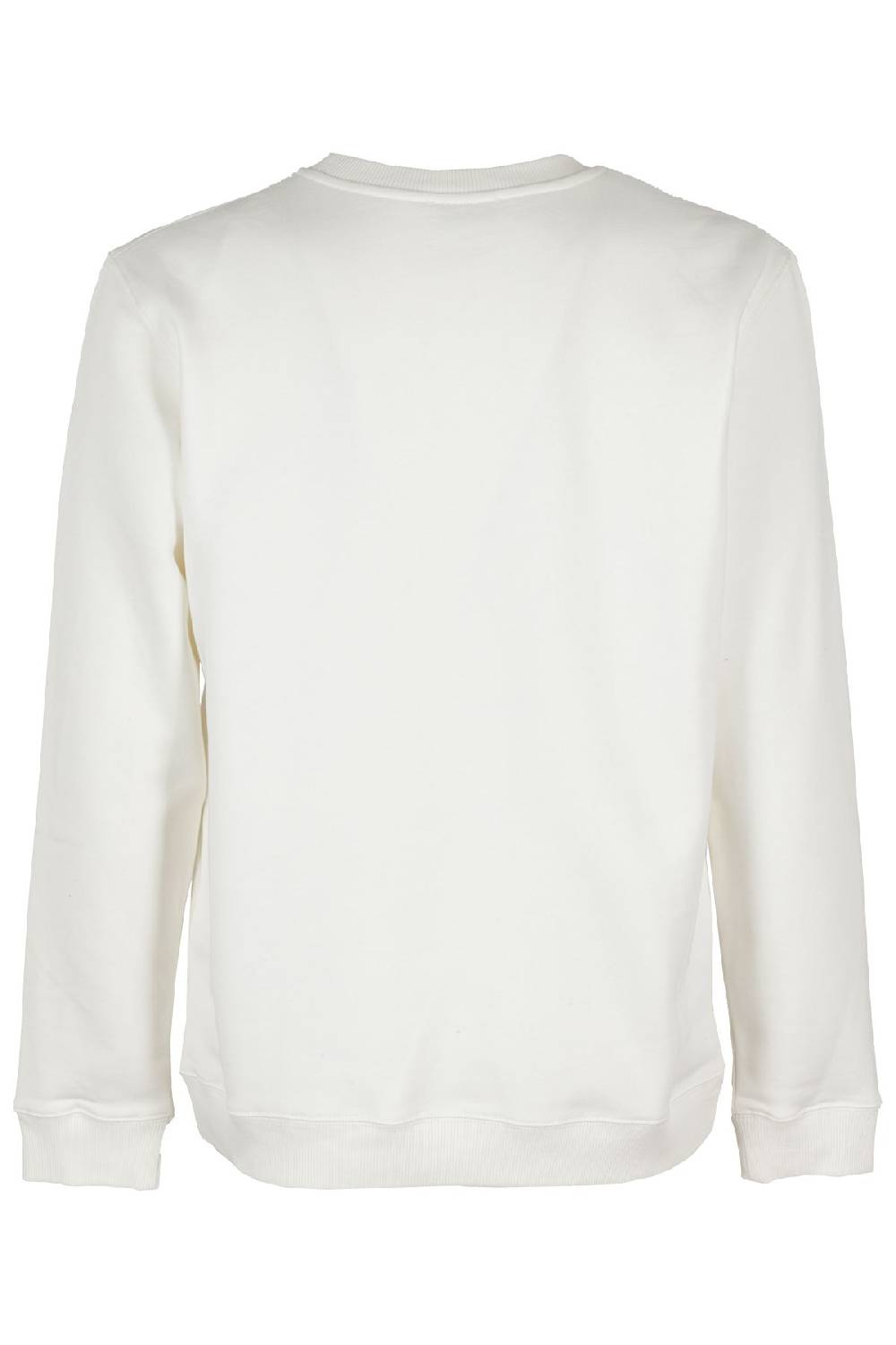 DONDUP Felpa Girocollo Bianco Logata Moda