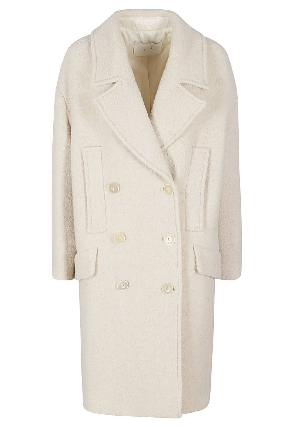 TELA Cappotto Lino Nude