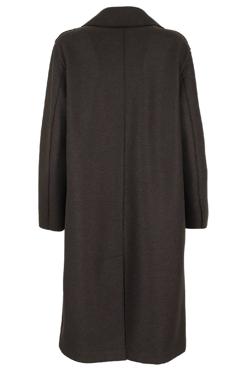 HARRIS WHARF LONDON Cappotto Sailor Dark Brown Prezzo Ridotto