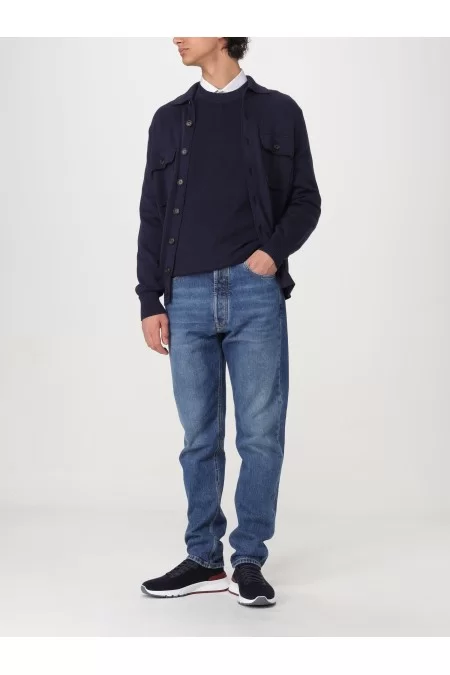 BRUNELLO CUCINELLI Cardigan uomo di Brunello Cucinelli Elegante cardigan in cashmere e lana di alta qualità. Perfetto per ogni occasione Sottocosto