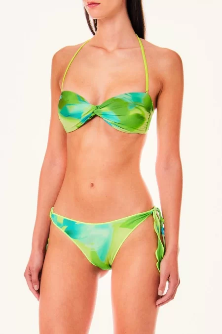 LIUJO JEANS CORE BIKINI FASCIA E SLIP FIOCCO Vendita Calda