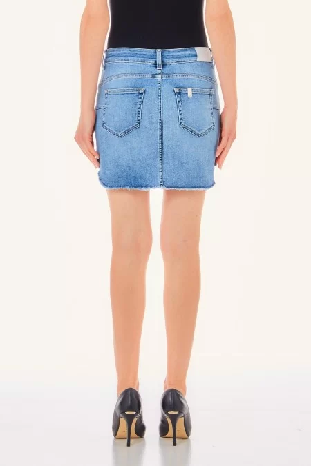 LIU JO BLUE DENIM GONNA MINI B UP FAME REG.W Fino al 65% di sconto