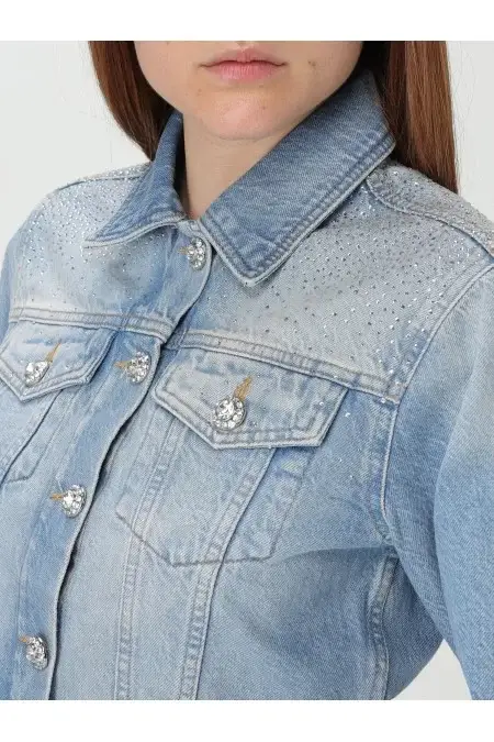 LIU JO BLUE DENIM GIUBBINO DENIM SCOOP Soddisfazione Garantita