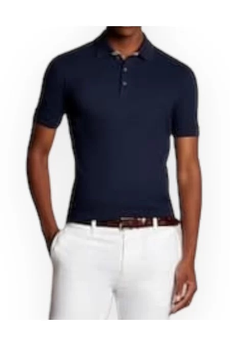 FAY POLO DB COLLAR PIQUET STR BICOLOR Shopping Online