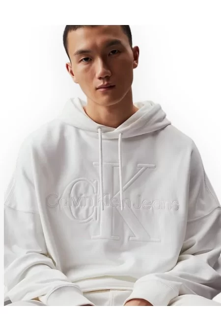 CALVIN KLEIN PREMIUM MONOLOGO HOODIE Sconto