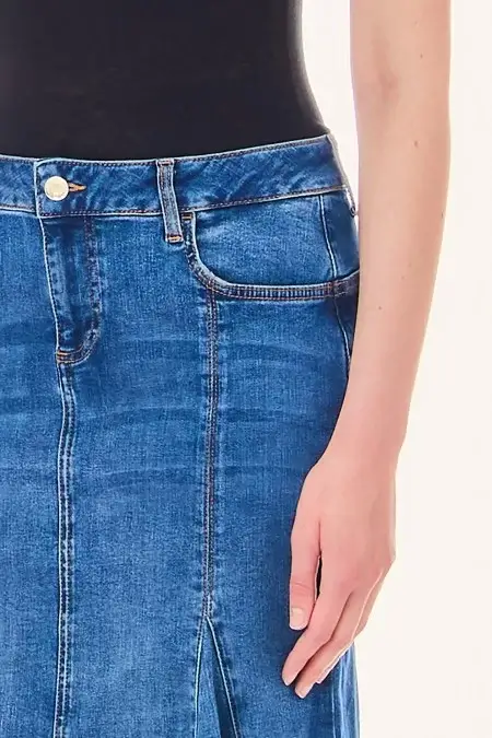 LIU JO BLUE DENIM GONNA B.UP LUNGA SIREN Cyber Monday