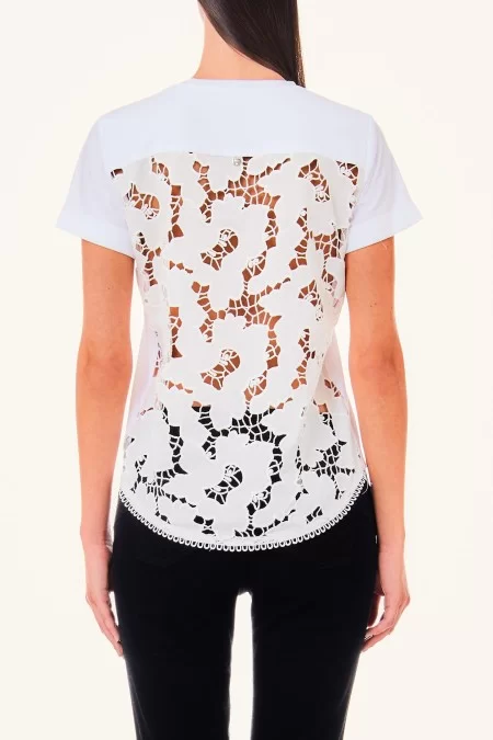 LIUJO JEANS CORE T-SHIRT MODA M/C In Saldo