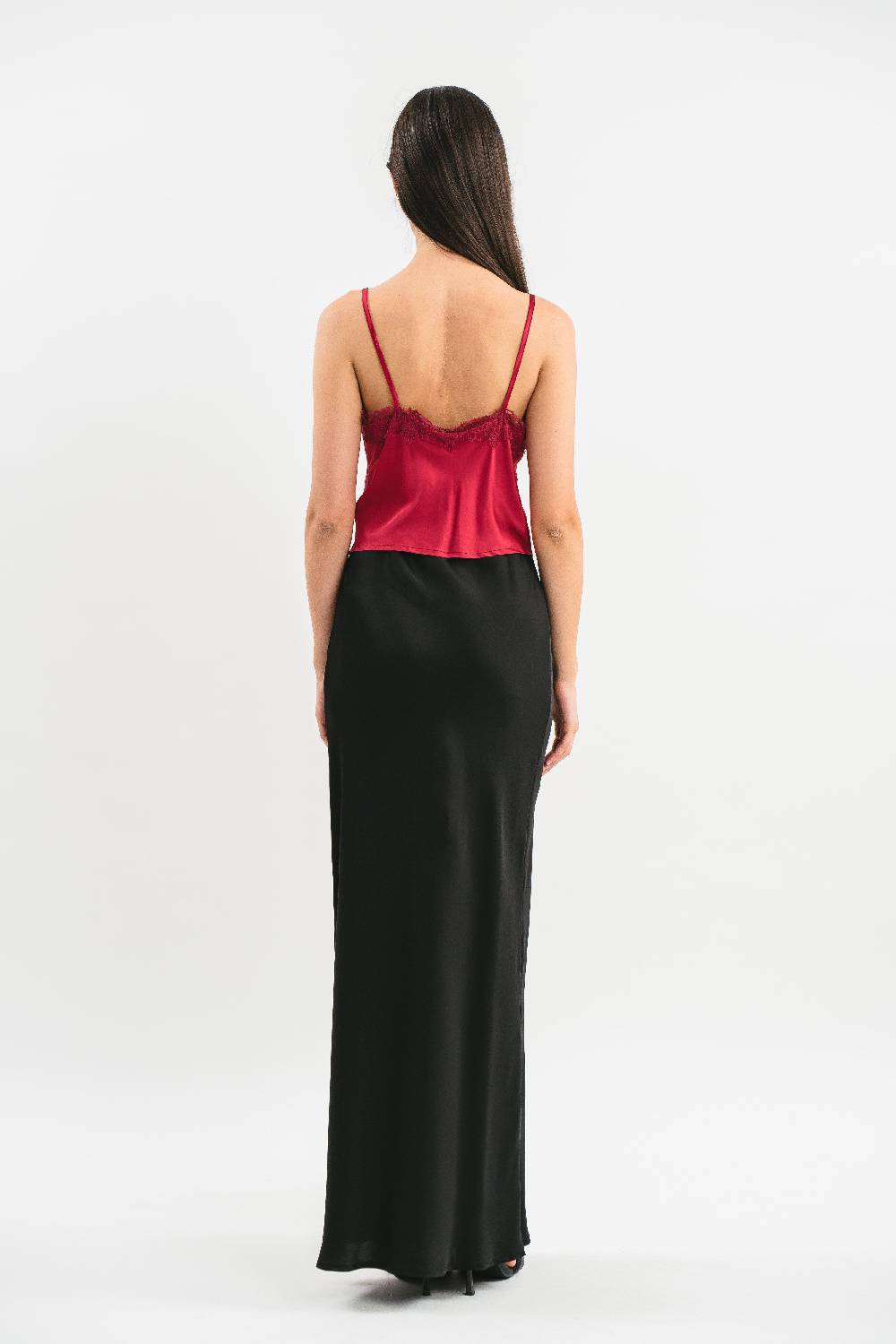 Pink Memories Top con coulisse e pizzo In Saldo