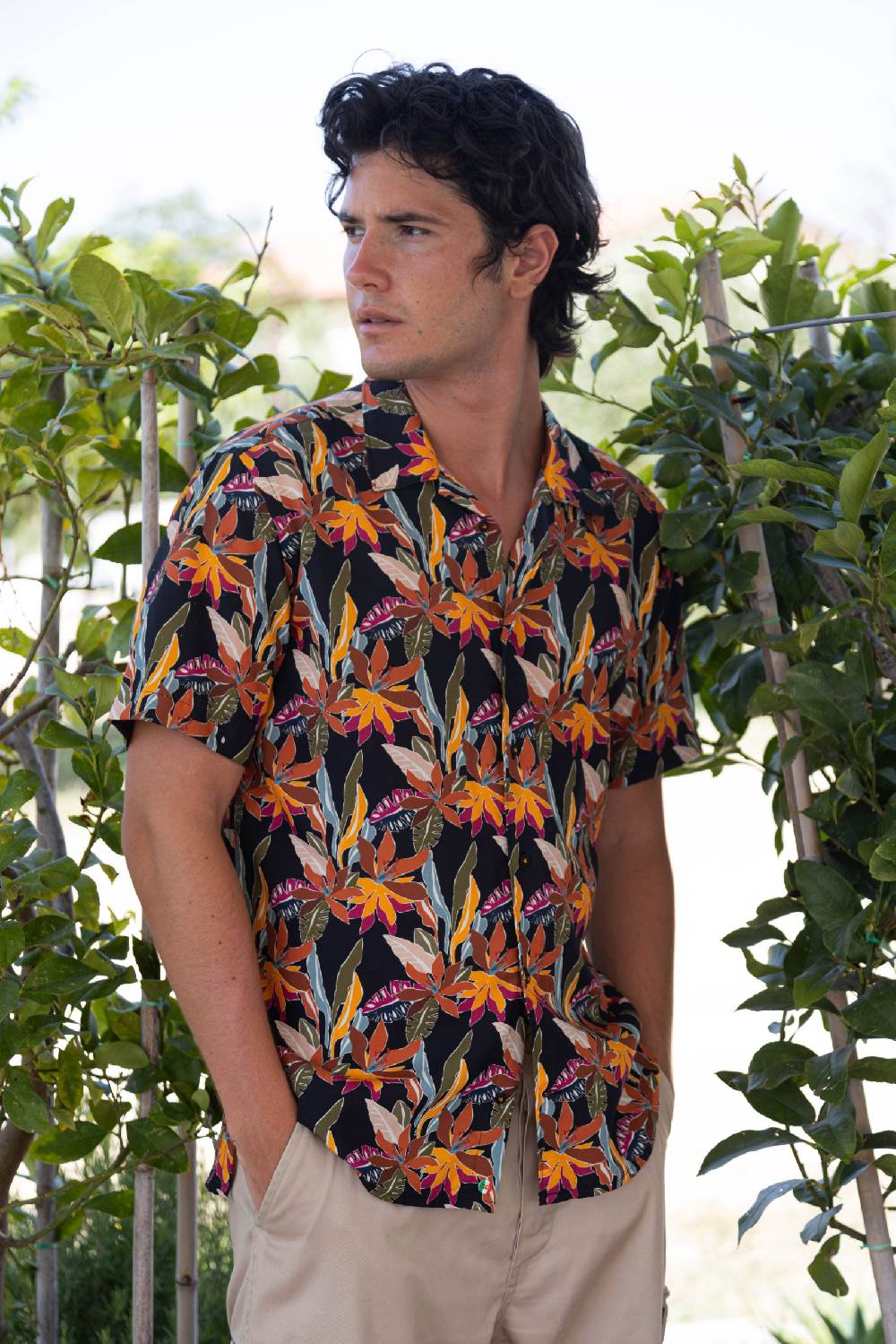 Poggianti Camicia uomo spring summer 24 CAPAVOLI-58-156 Sottocosto
