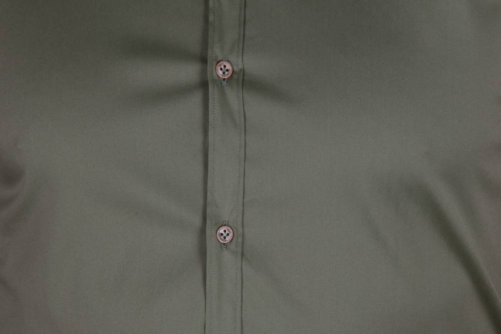 Poggianti Camicia Stretch Collo francese tinta unita PRACCHIA-62M-500-03 Economico