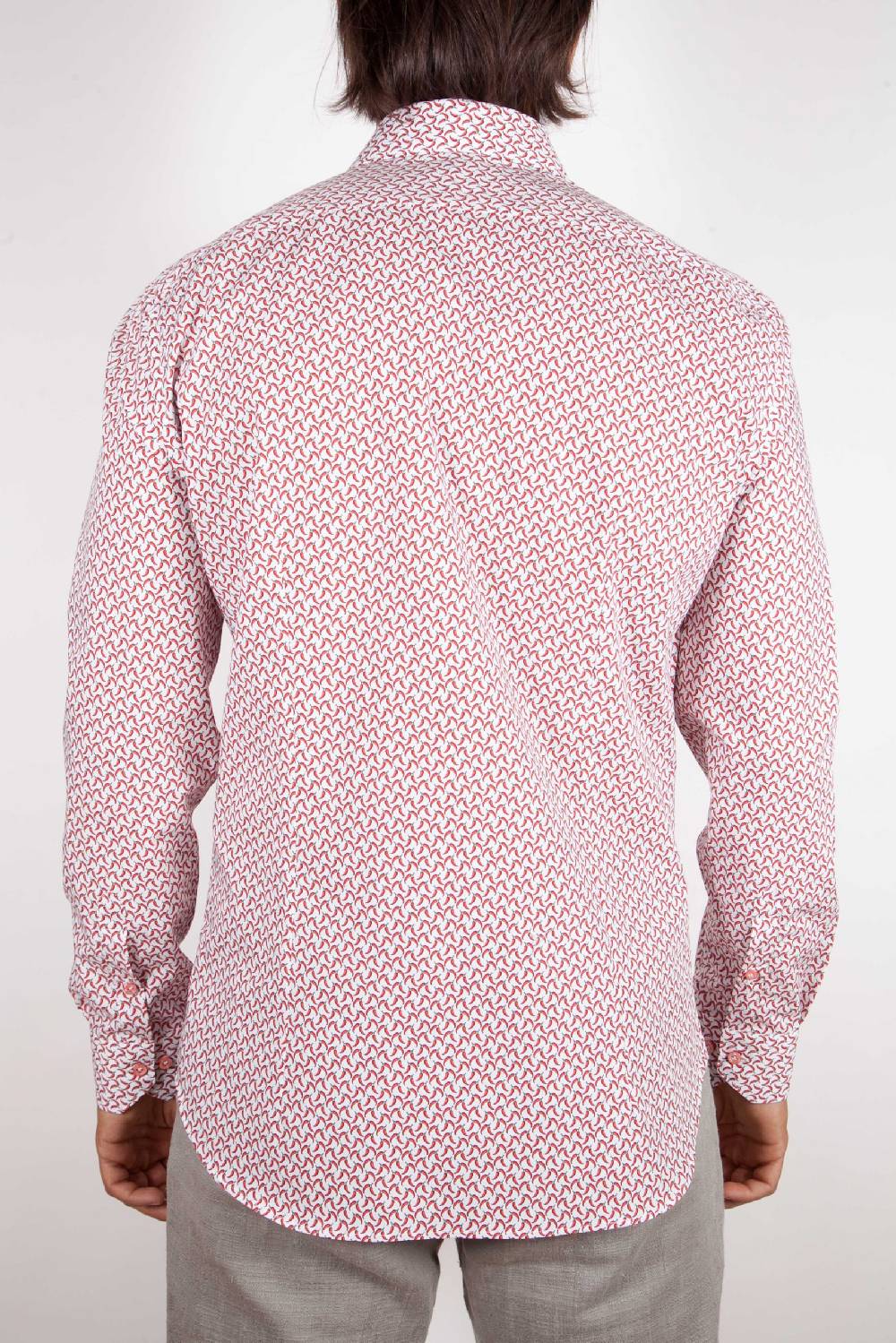 Poggianti Camicia Fantasia Collo francese 317-02 In Vendita