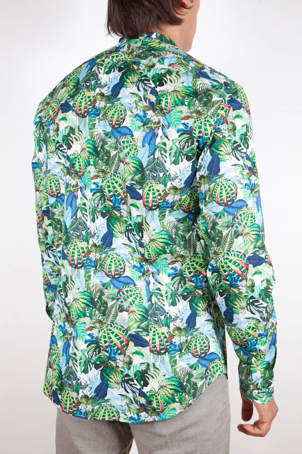 Poggianti Camicia Fantasia Collo Morbido Multicolor 363 2025