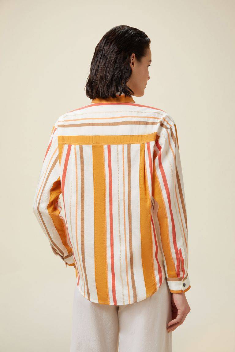 Pomandere Camicia a righe con taschino Promozione Limitata