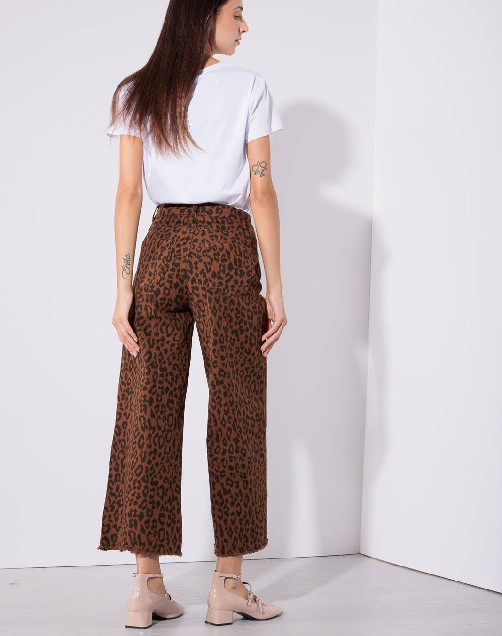 Risskio Sirrah Animalier - Pantalone cropped stampato Moda