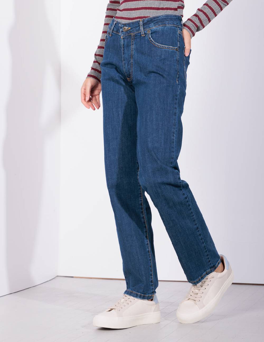 Risskio Logan Winter Edition - Pantalone Regular Fit in denim Italia