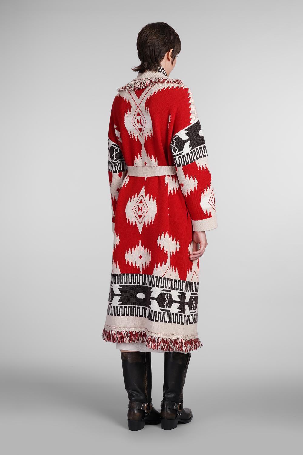 Deliberti Alanui Cappotto in lana rossa cod. 408024 - Deliberti The Luxury Shopping Vendite Flash
