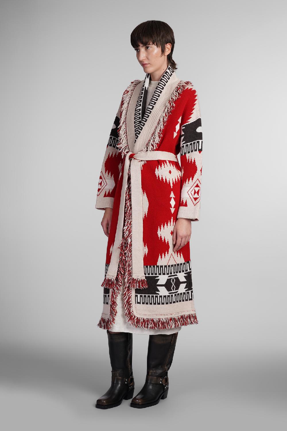 Deliberti Alanui Cappotto in lana rossa cod. 408024 - Deliberti The Luxury Shopping Vendite Flash