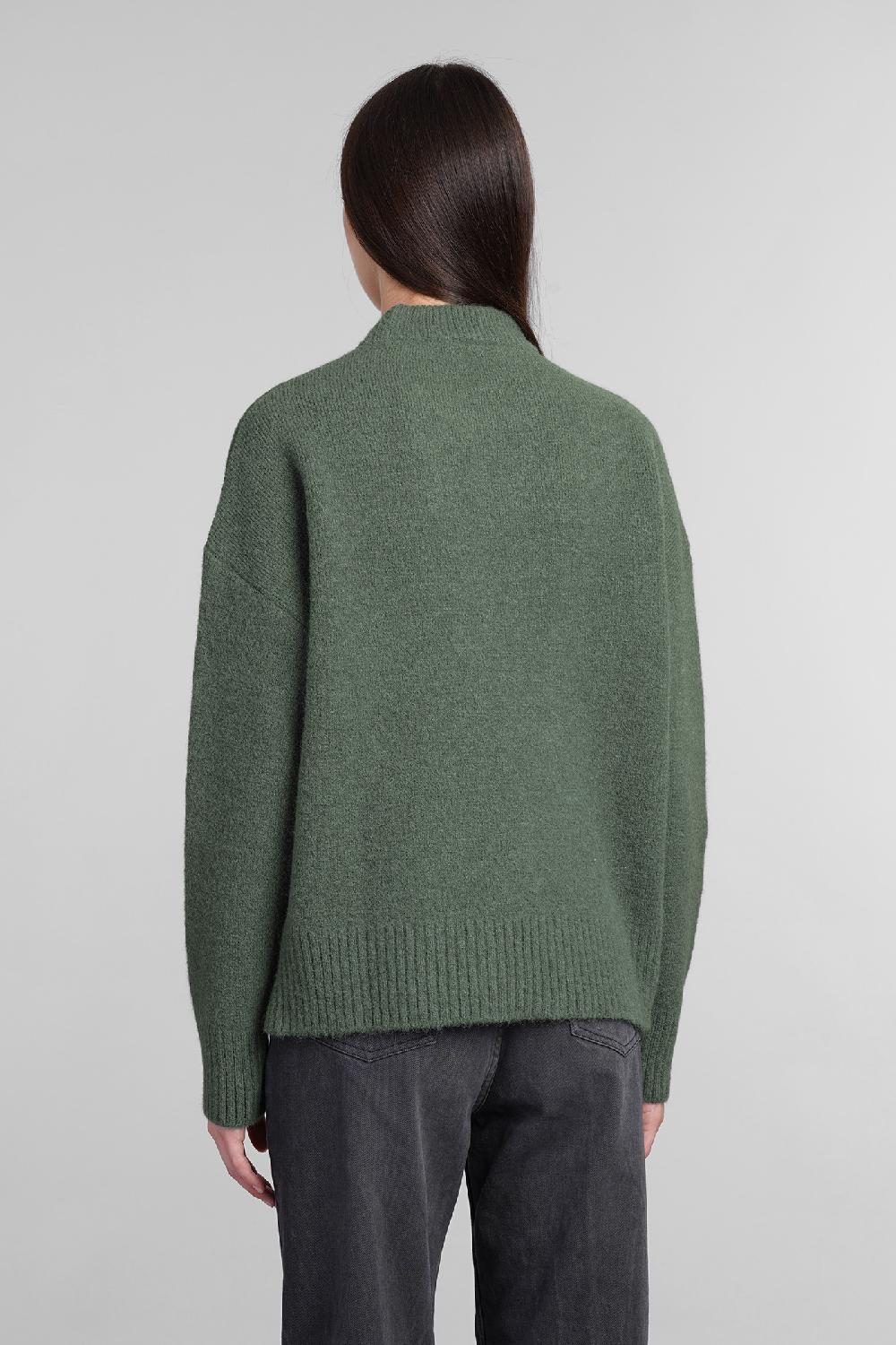 Deliberti Ami Paris Maglia in lana verde cod. 406120 - Deliberti The Luxury Shopping 2025