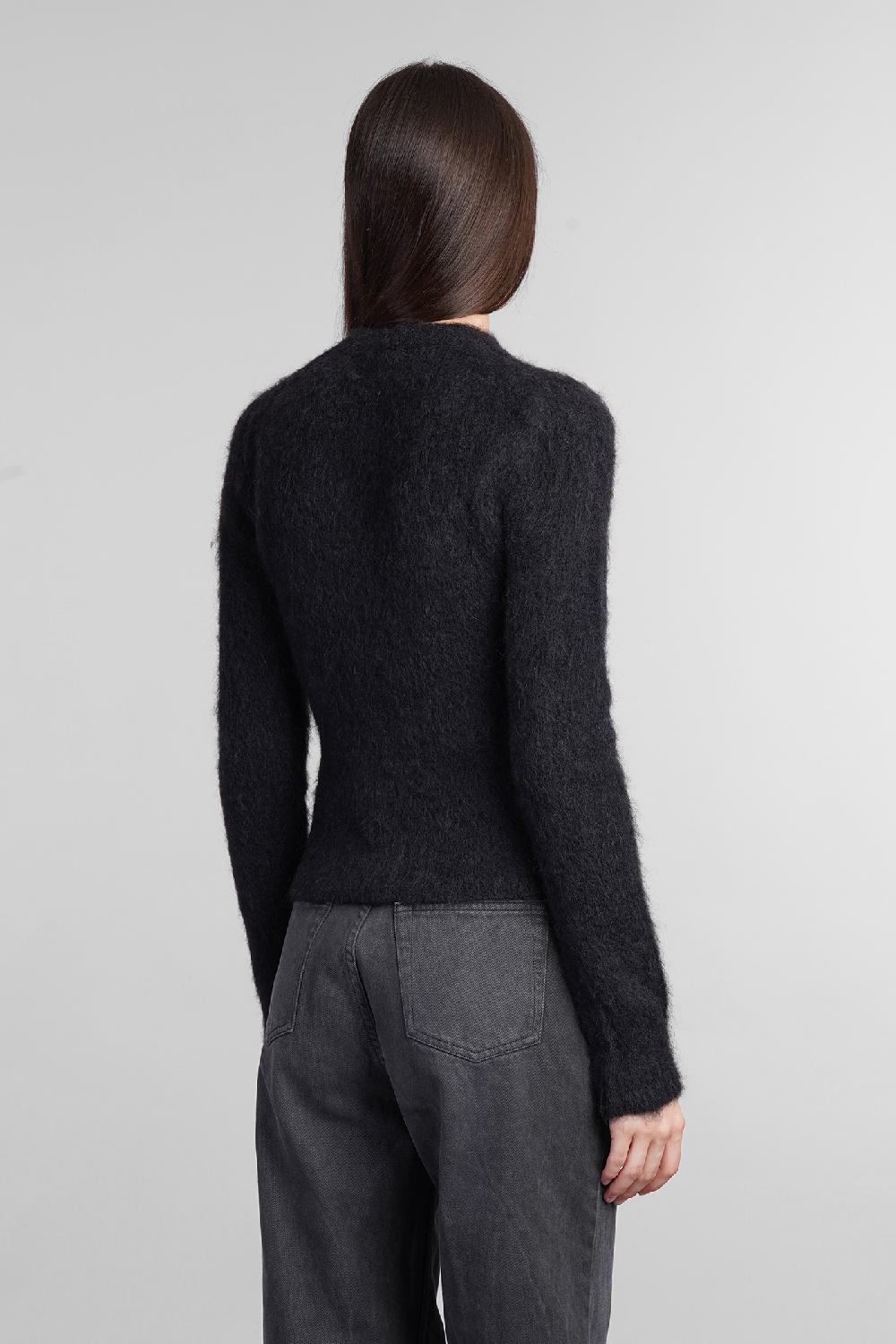 Deliberti Ami Paris Maglia in lana nera cod. 406121 - Deliberti The Luxury Shopping In Linea