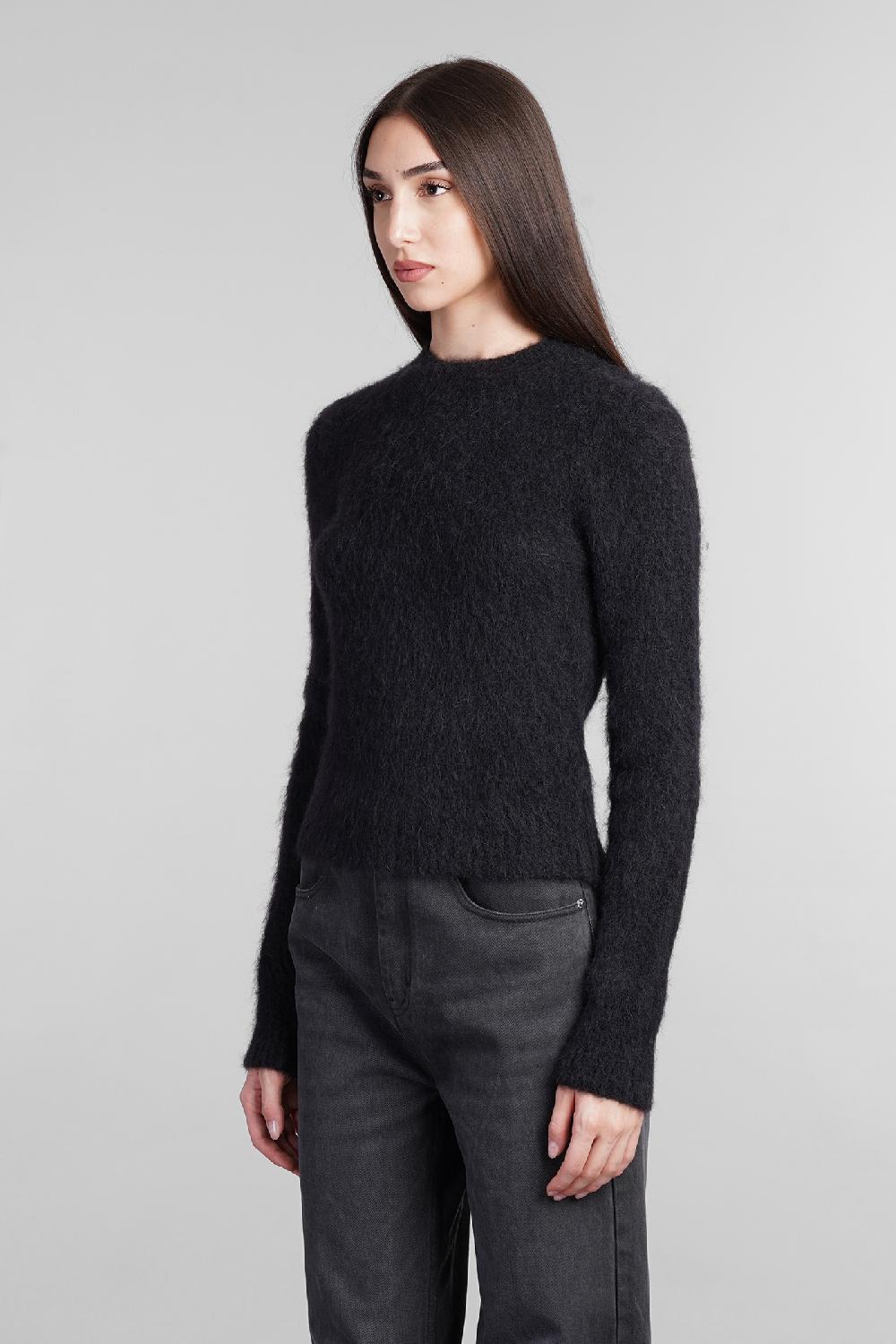 Deliberti Ami Paris Maglia in lana nera cod. 406121 - Deliberti The Luxury Shopping In Linea